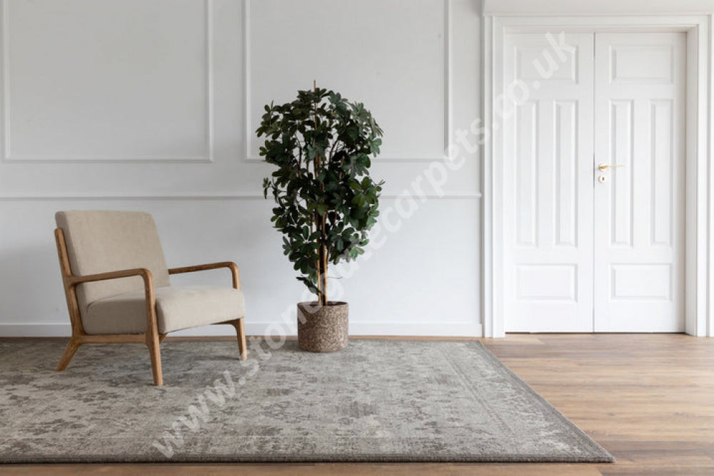 Agnella Rugs Ballata PAXTON Grey - 100% Undyed Wool - Free Delivery