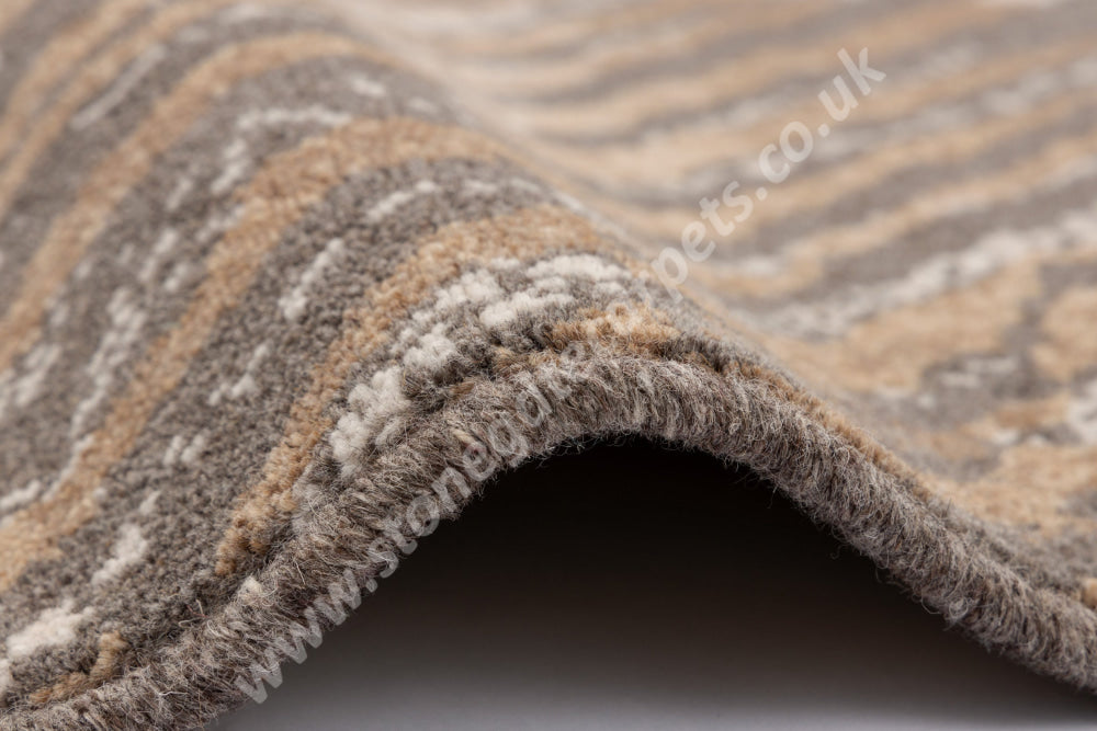 Agnella Rugs Ballata VIXI Brown - 100% Undyed Wool - Free Delivery