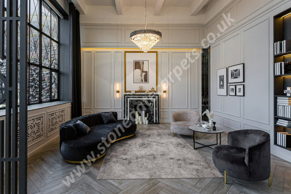 Agnella Rugs Ballata ZILKA Grey - 100% Undyed Wool - Free Delivery