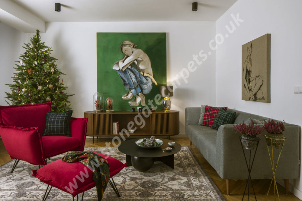 Agnella Rugs Calisia BELUSA Alabaster - 100% New Zealand Wool - Free Delivery