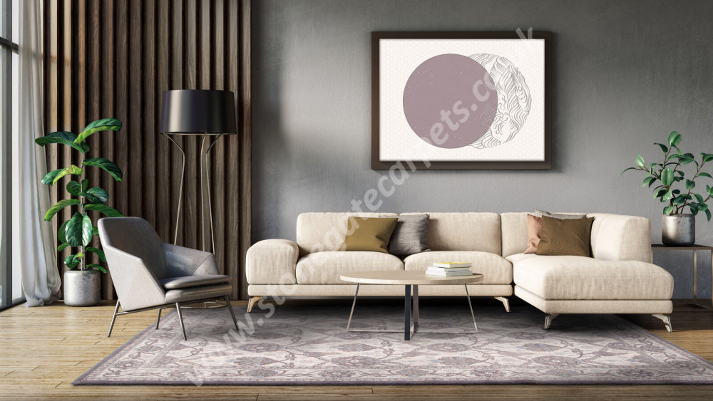 Agnella Rugs Calisia BELUSA Alabaster - 100% New Zealand Wool - Free Delivery