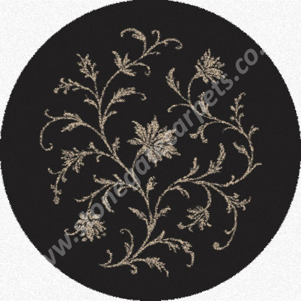 Brintons Made to Match Classic Florals Nouveau - Bisa Charcoal