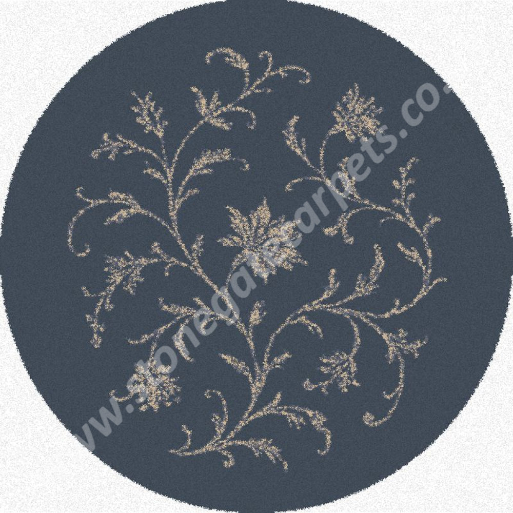 Brintons Made to Match Classic Florals Nouveau - Bisa French Blue