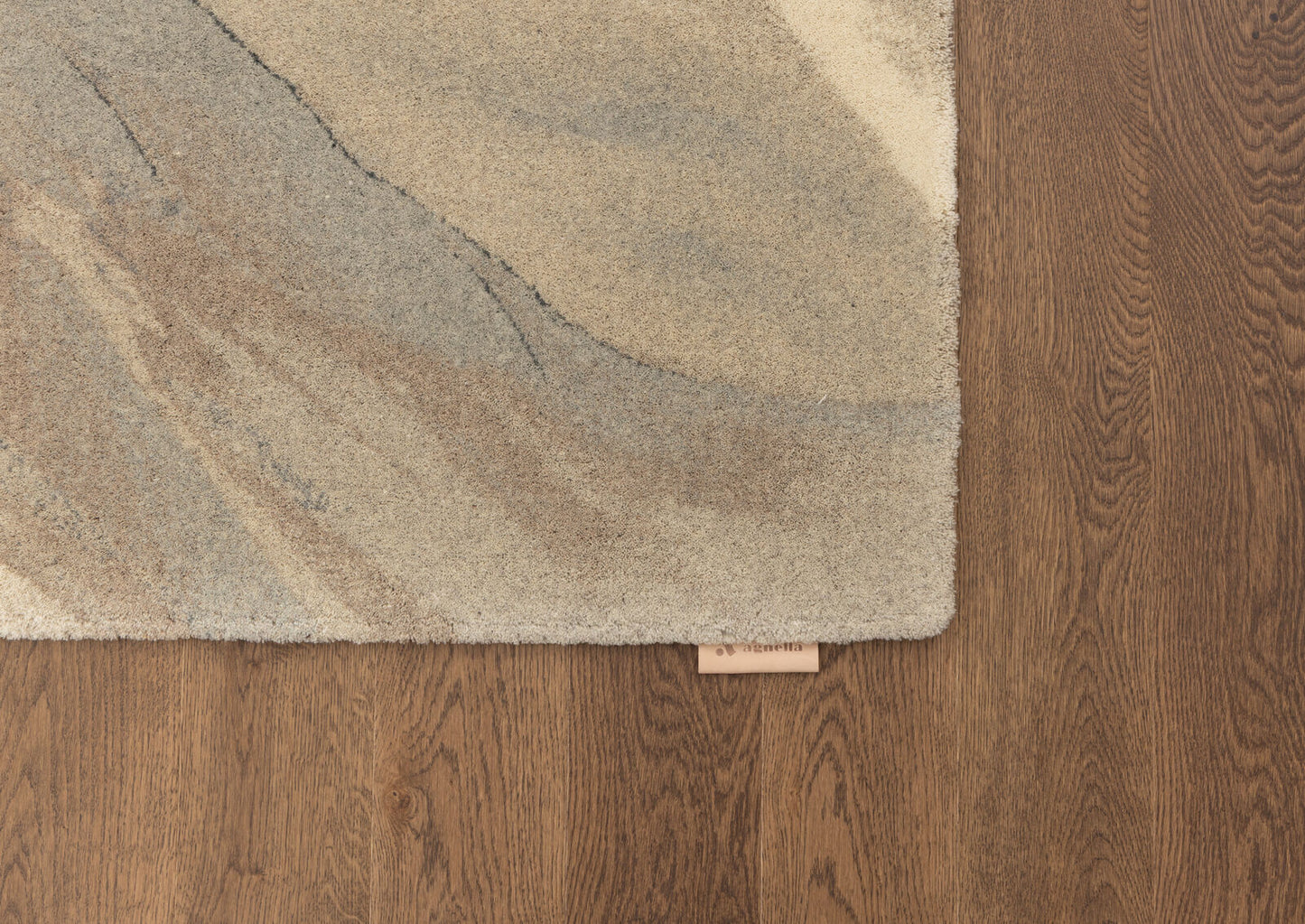 Agnella Rugs Calisia ANYL Light Beige - 100% New Zealand Wool - Free Delivery