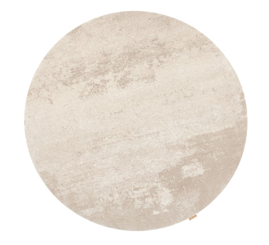 Agnella Rugs Calisia BRAN Polar White Circle - 100% New Zealand Wool - Free Delivery