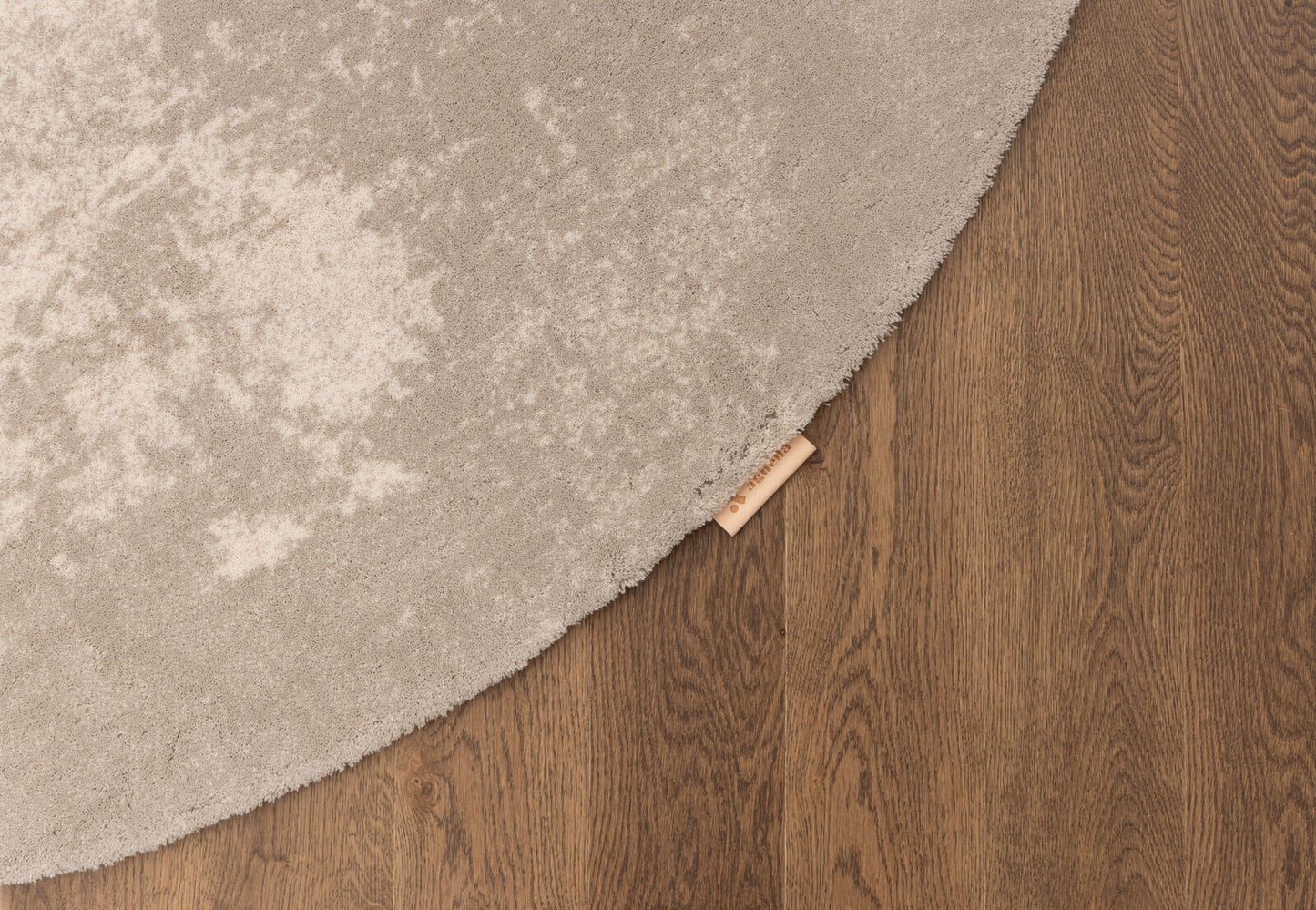 Agnella Rugs Calisia BRAN Polar White Circle - 100% New Zealand Wool - Free Delivery