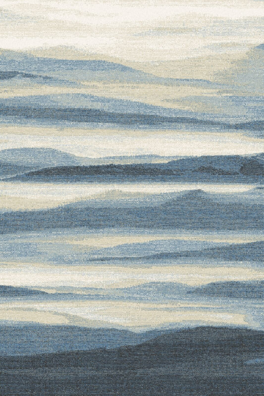 Agnella Rugs Calisia ELIDU Light Blue - 100% New Zealand Wool - Free Delivery