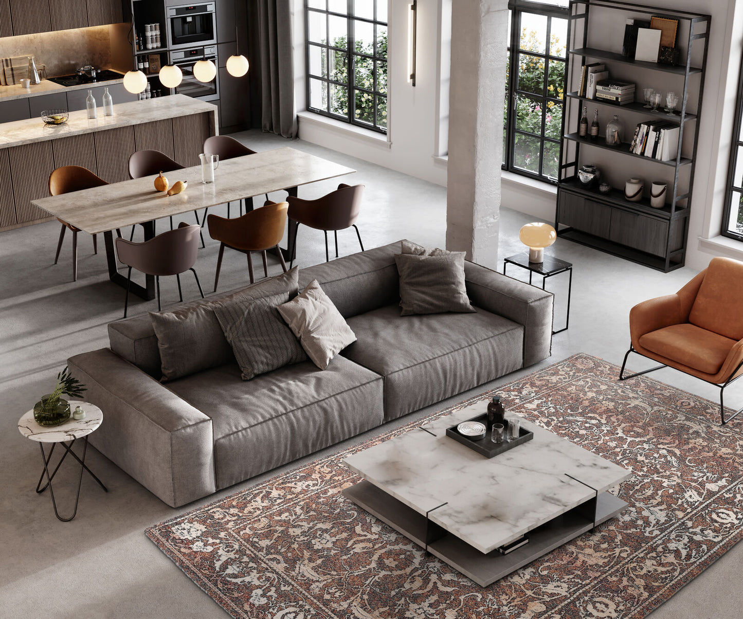 Agnella Rugs Calisia ANATO Dark Beige - 100% New Zealand Wool - Free Delivery