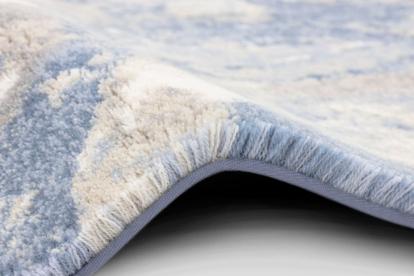 Agnella Rugs Calisia BAVI Light Blue - 100% New Zealand Wool - Free Delivery