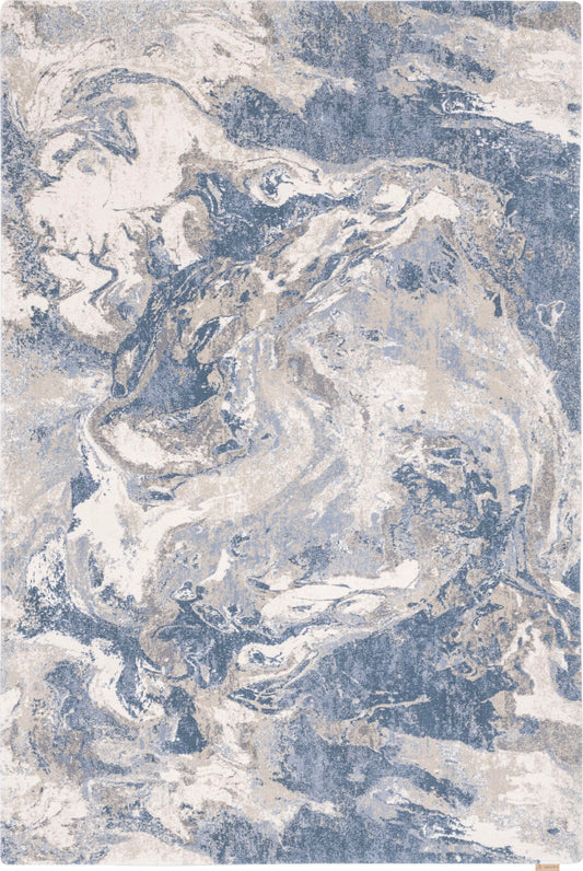 Agnella Rugs Calisia BAVI Light Blue - 100% New Zealand Wool - Free Delivery