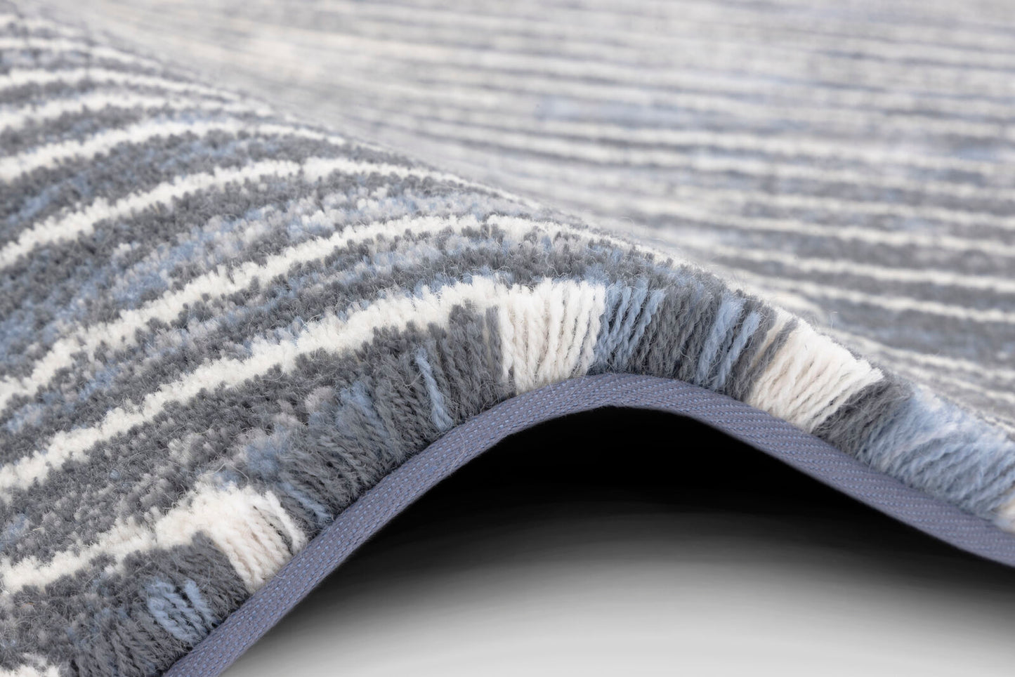 Agnella Rugs Calisia CORAL Blue - 100% New Zealand Wool - Free Delivery