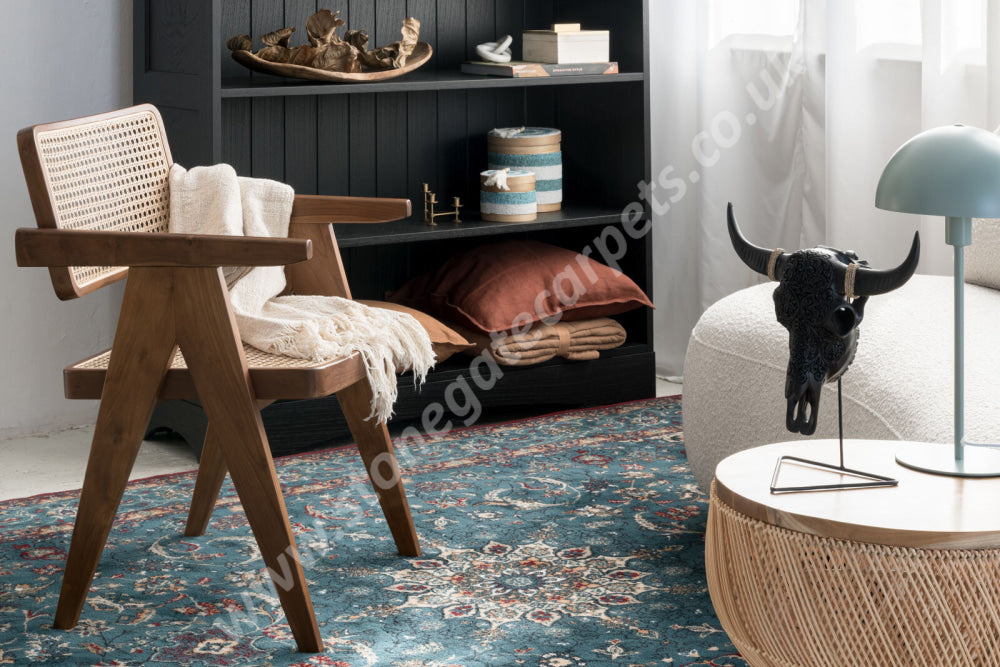 Agnella Rugs Calisia DAMORE Emerald - 100% New Zealand Wool - Free Delivery