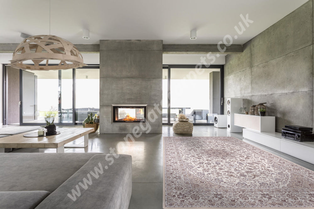 Agnella Rugs Calisia DAMORE Alabaster - 100% New Zealand Wool - Free Delivery
