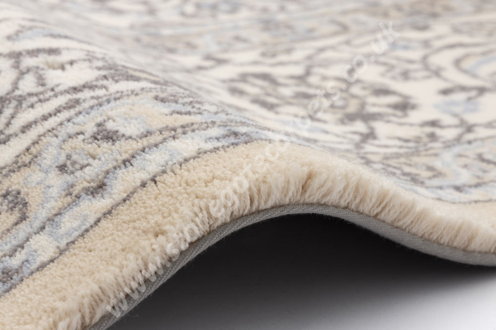 Agnella Rugs Calisia DAMORE Alabaster - 100% New Zealand Wool - Free Delivery