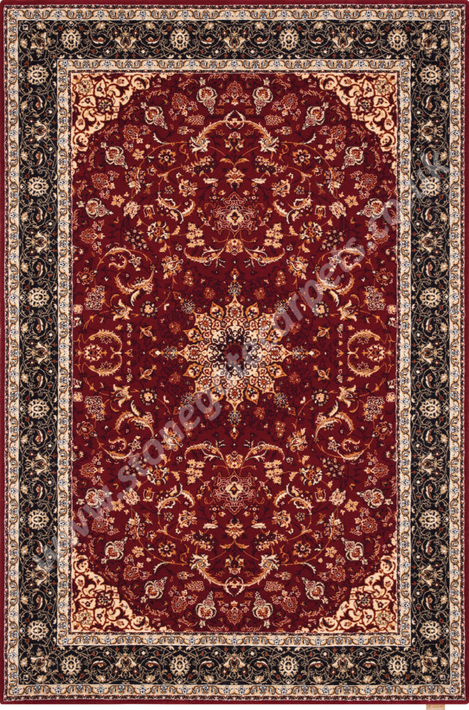 Agnella Rugs Calisia DAMORE Dark Red - 100% New Zealand Wool - Free Delivery