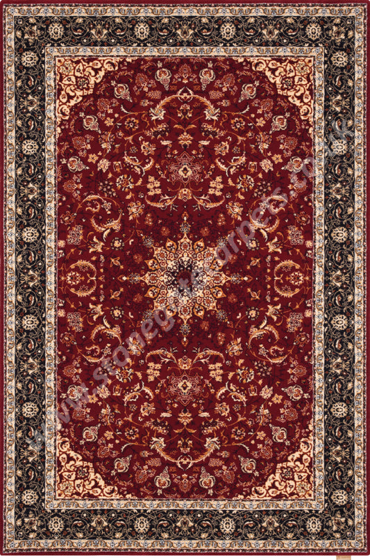 Agnella Rugs Calisia DAMORE Dark Red - 100% New Zealand Wool - Free Delivery
