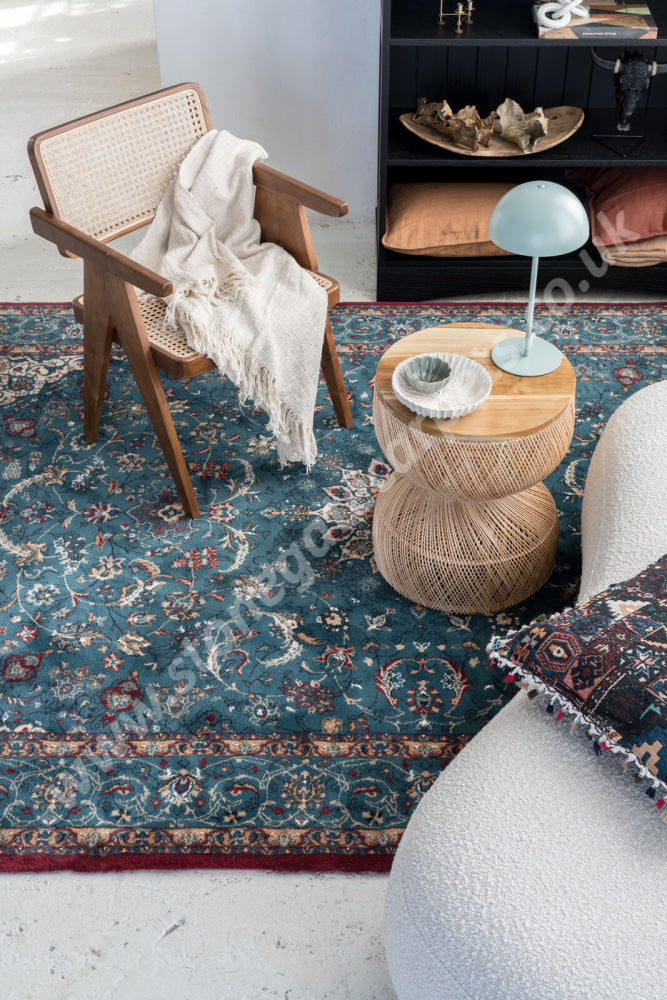 Agnella Rugs Calisia DAMORE Emerald - 100% New Zealand Wool - Free Delivery