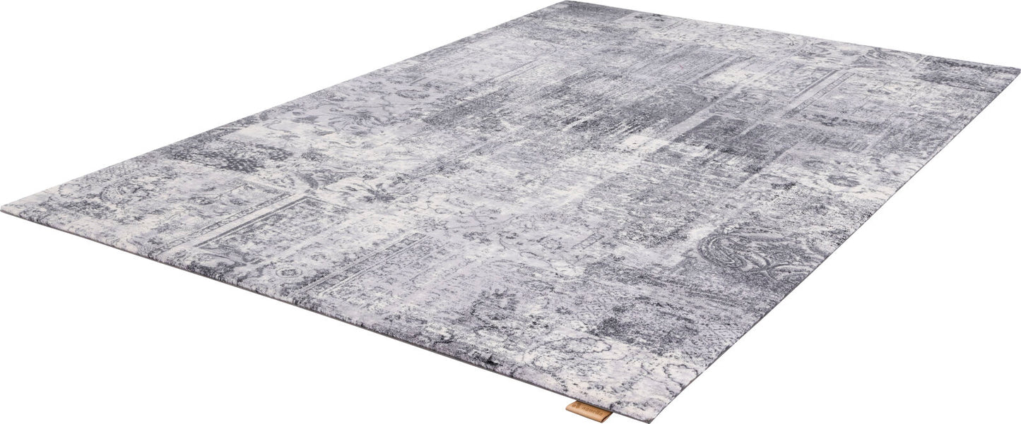 Agnella Rugs Calisia EDDIE Graphite - 100% New Zealand Wool - Free Delivery
