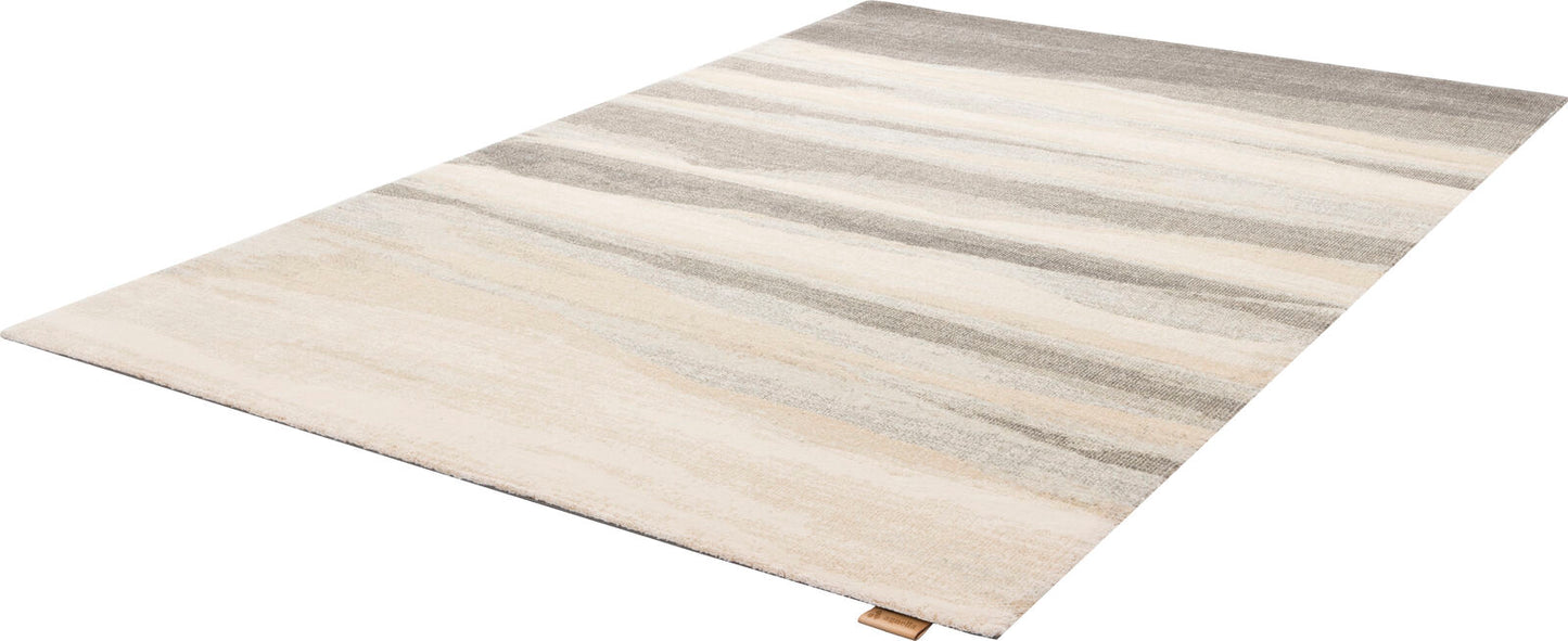 Agnella Rugs Calisia M ELIDU Grey - 100%  Wool - Free Delivery