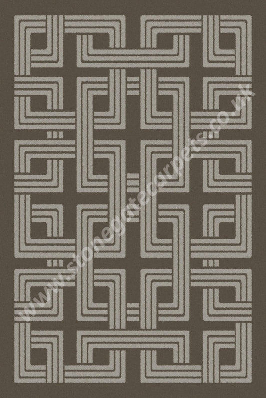 Agnella Rugs Ballata EMPIRO Brown - 80% Wool 20% Nylon - Free Delivery