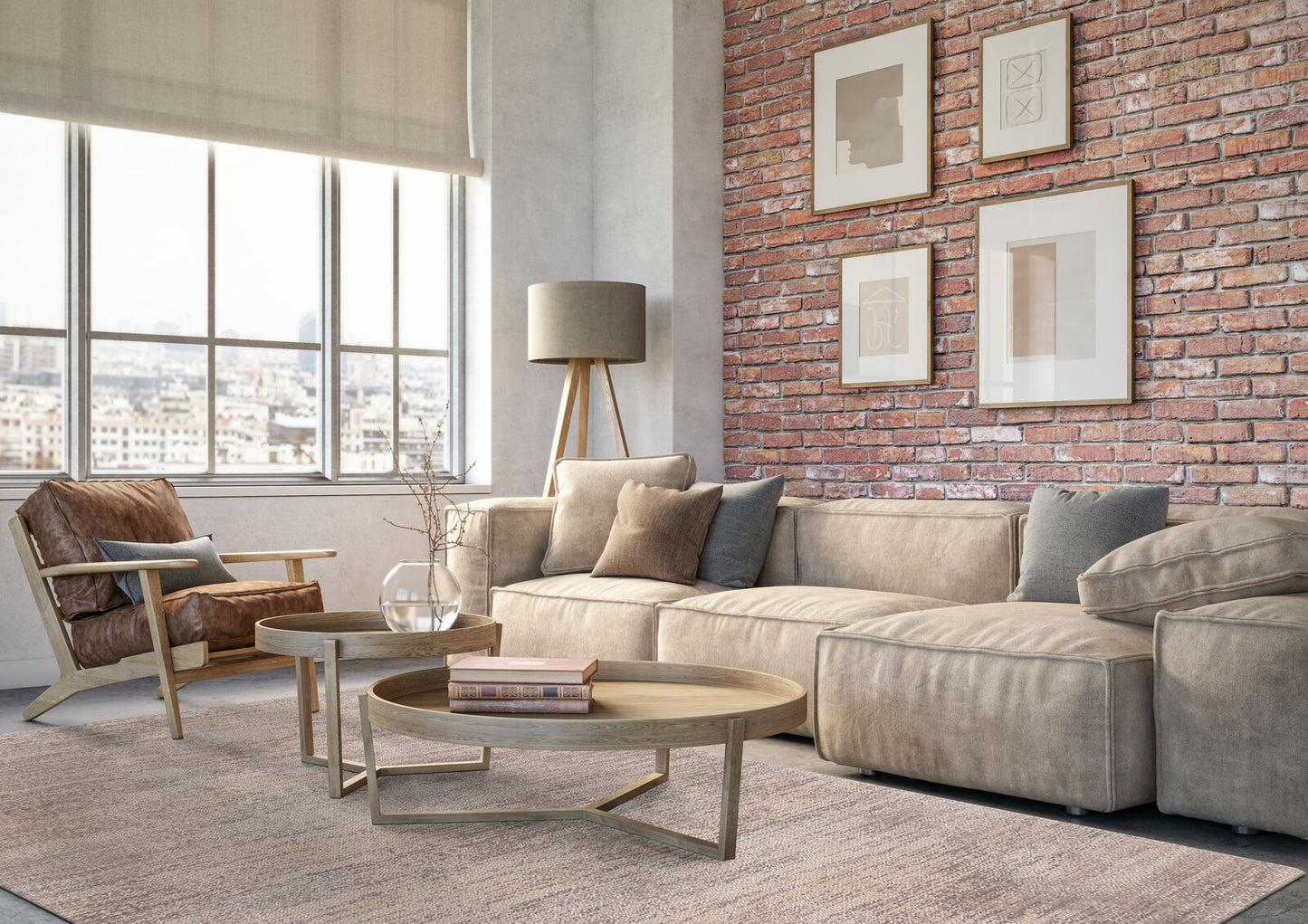 Agnella Rugs Calisia M FAM Graphite - 100%  Wool - Free Delivery