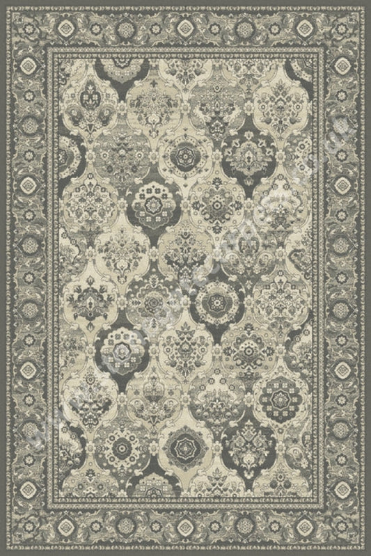 Agnella Rugs Isfahan FORENZA Grey - 100% Undyed New Zealand Wool - Free Delivery