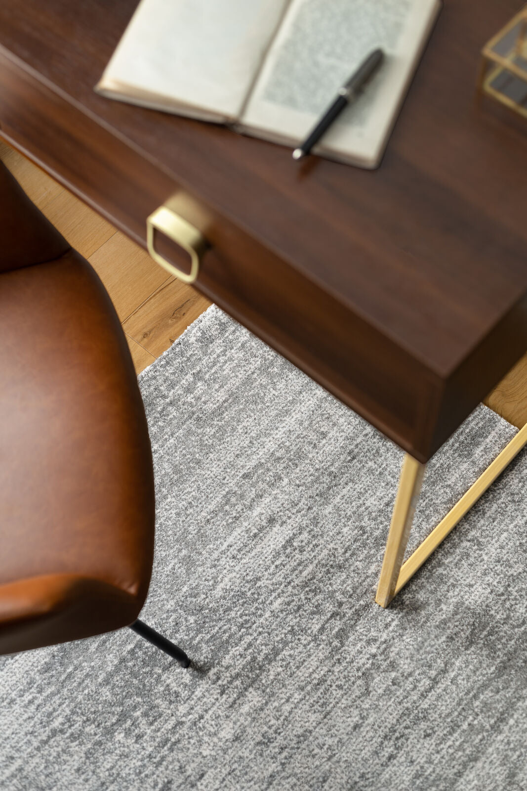 Agnella Rugs Calisia M FAM Graphite - 100%  Wool - Free Delivery