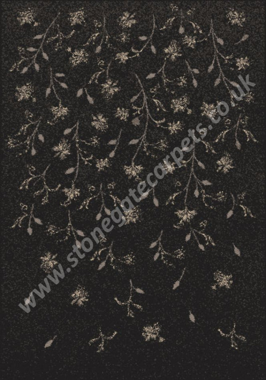 Brintons Made to Match Classic Florals Nouveau - Flava Charcoal