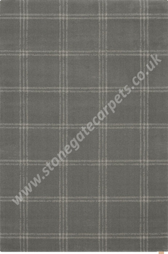 Agnella Rugs House Loves Calisia GRID PRIME Anthracite - 100% New Zealand Wool - Free Delivery