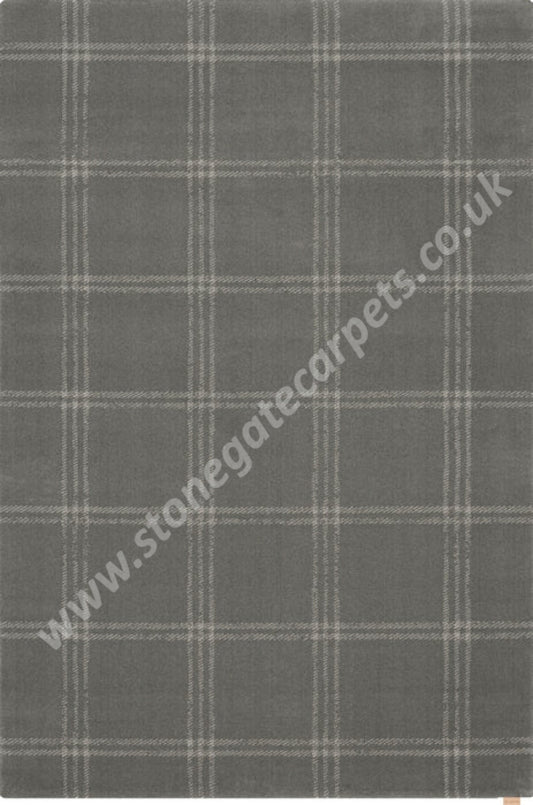 Agnella Rugs House Loves Calisia GRID PRIME Anthracite - 100% New Zealand Wool - Free Delivery