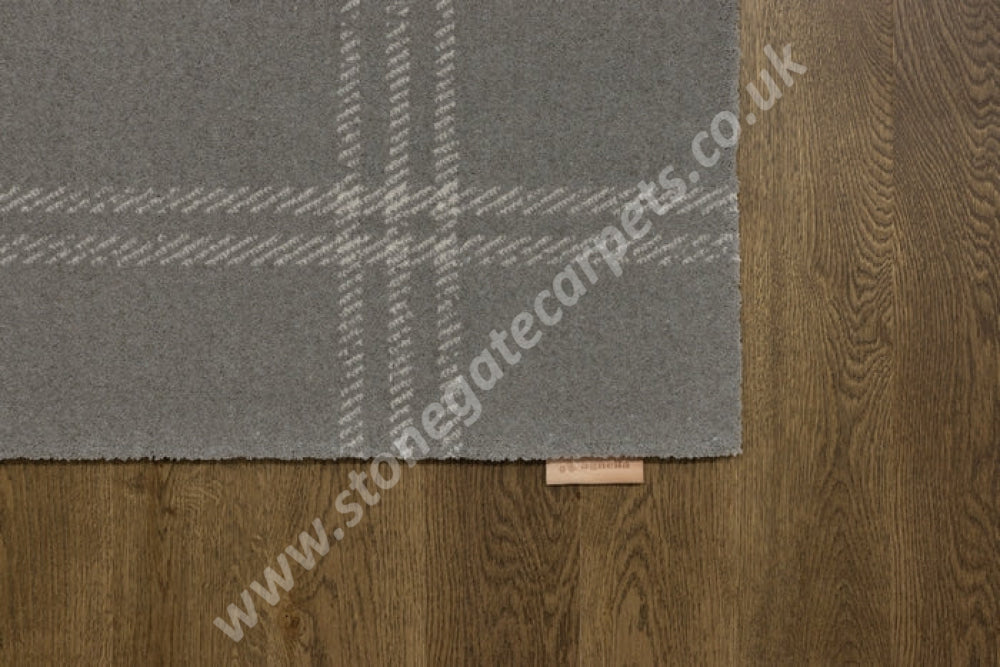 Agnella Rugs House Loves Calisia GRID PRIME Anthracite - 100% New Zealand Wool - Free Delivery