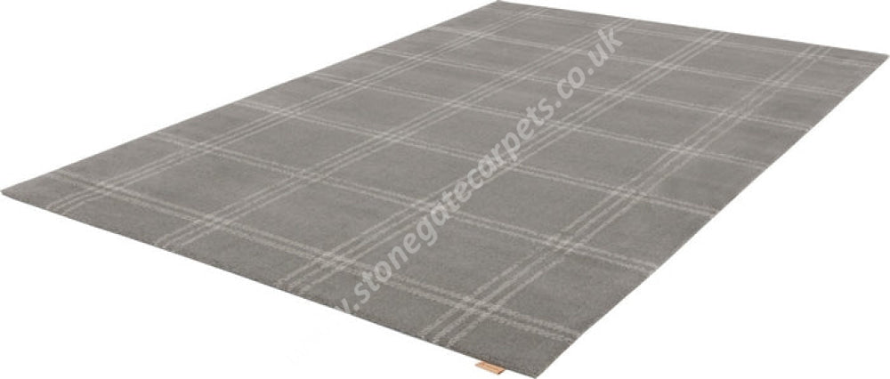 Agnella Rugs House Loves Calisia GRID PRIME Anthracite - 100% New Zealand Wool - Free Delivery