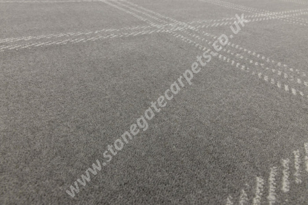 Agnella Rugs House Loves Calisia GRID PRIME Anthracite - 100% New Zealand Wool - Free Delivery