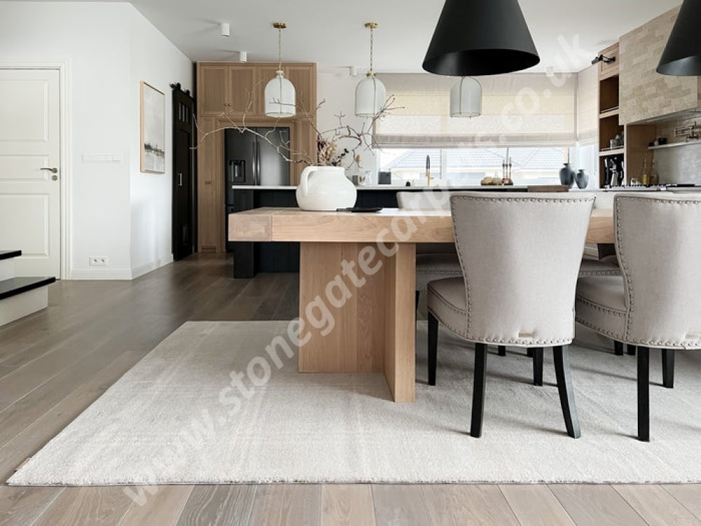 Agnella Rugs House Loves Calisia GRID PRIME Beige - 100% New Zealand Wool - Free Delivery