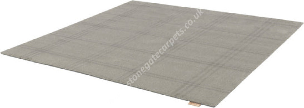 Agnella Rugs House Loves Calisia GRID PRIME Grey SQUARE - 100% New Zealand Wool - Free Delivery