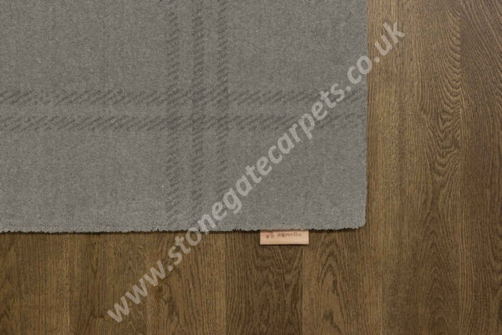 Agnella Rugs House Loves Calisia GRID PRIME Grey - 100% New Zealand Wool - Free Delivery