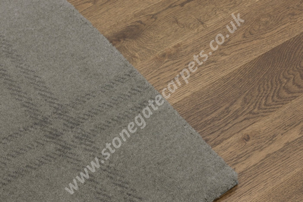 Agnella Rugs House Loves Calisia GRID PRIME Grey - 100% New Zealand Wool - Free Delivery
