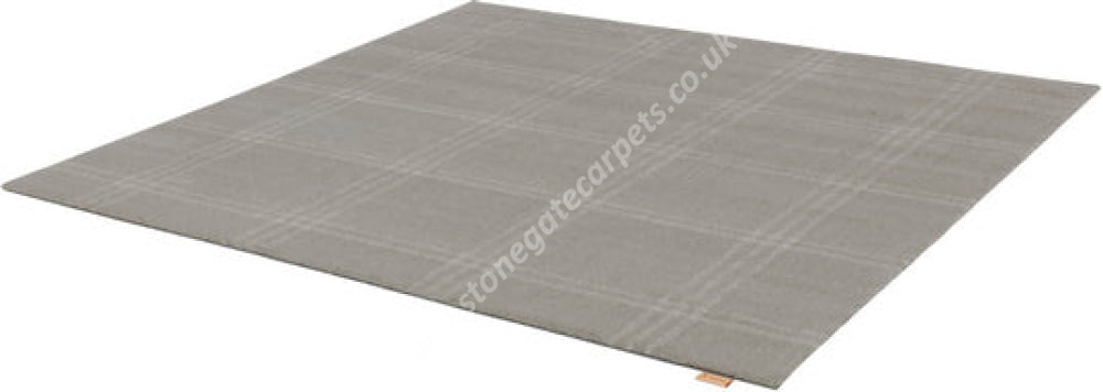 Agnella Rugs House Loves Calisia GRID PRIME Taupe SQUARE - 100% New Zealand Wool - Free Delivery