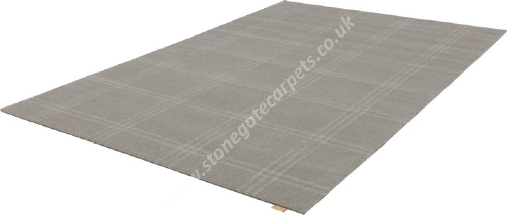 Agnella Rugs House Loves Calisia GRID PRIME Taupe- 100% New Zealand Wool - Free Delivery
