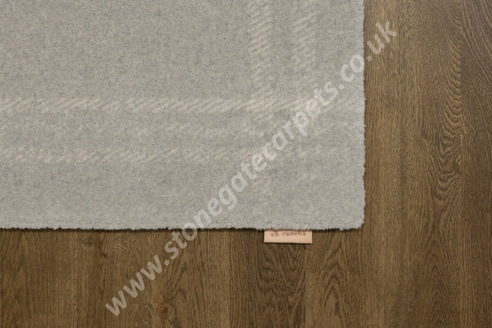 Agnella Rugs House Loves Calisia GRID RIM Beige - 100% New Zealand Wool - Free Delivery