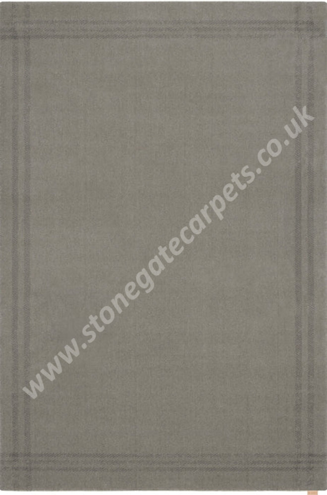Agnella Rugs House Loves Calisia GRID RIM Grey- 100% New Zealand Wool - Free Delivery