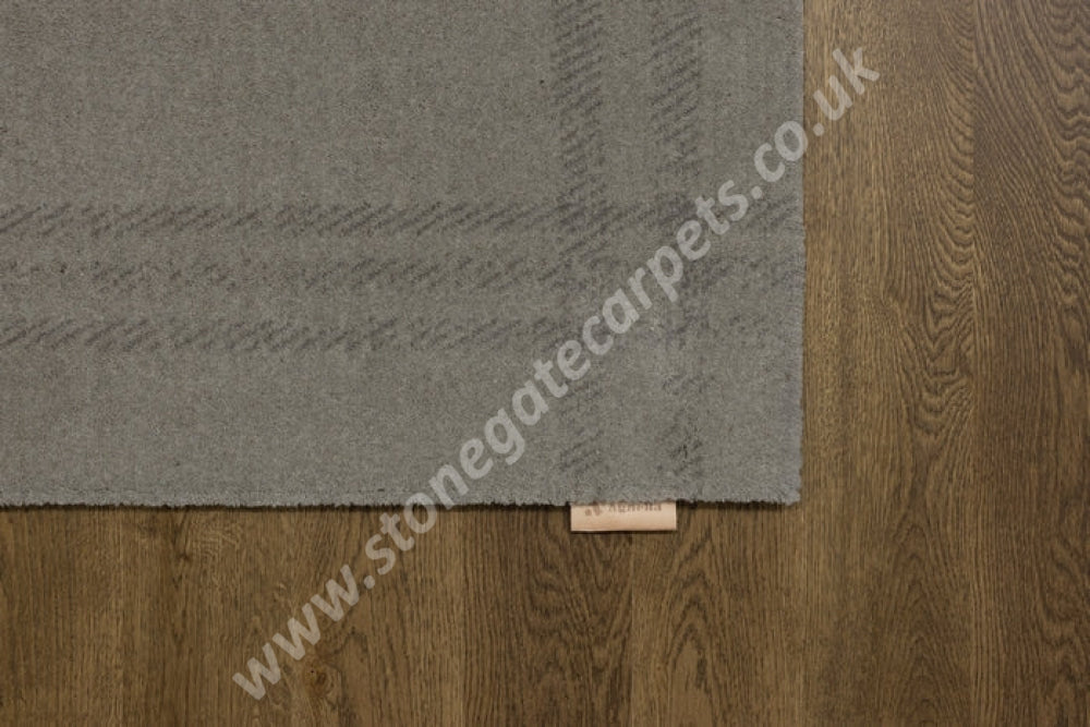 Agnella Rugs House Loves Calisia GRID RIM Grey- 100% New Zealand Wool - Free Delivery
