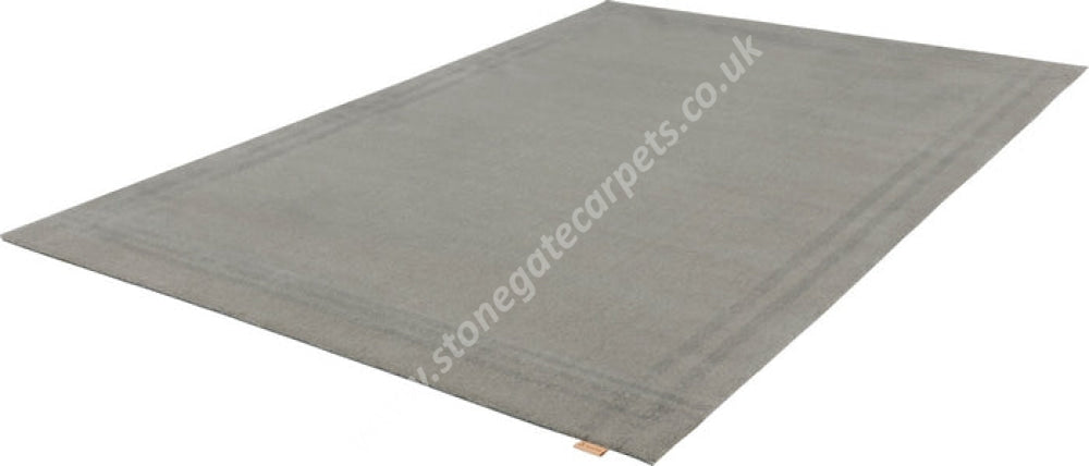 Agnella Rugs House Loves Calisia GRID RIM Grey- 100% New Zealand Wool - Free Delivery