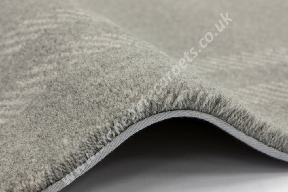 Agnella Rugs House Loves Calisia GRID RIM Taupe - 100% New Zealand Wool - Free Delivery