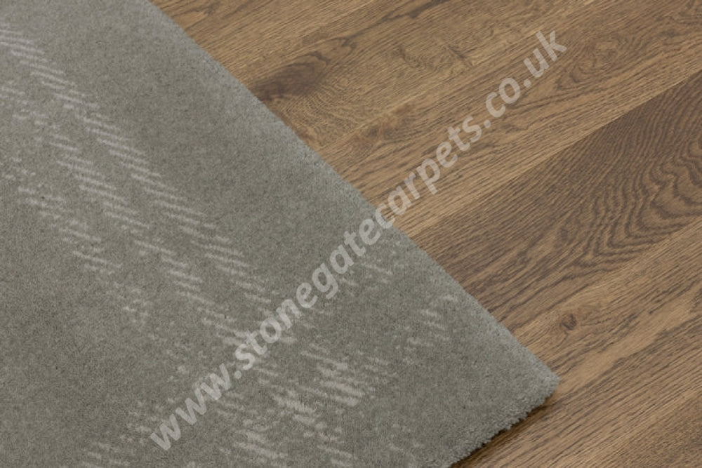 Agnella Rugs House Loves Calisia GRID RIM Taupe - 100% New Zealand Wool - Free Delivery