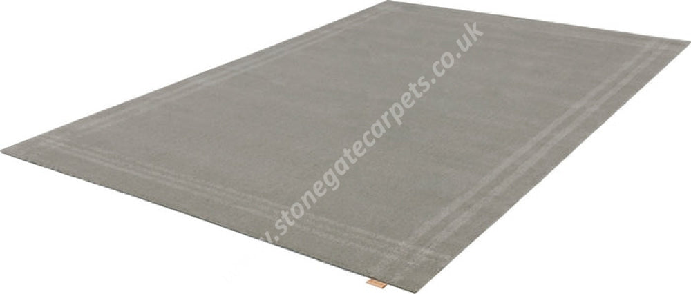 Agnella Rugs House Loves Calisia GRID RIM Taupe - 100% New Zealand Wool - Free Delivery