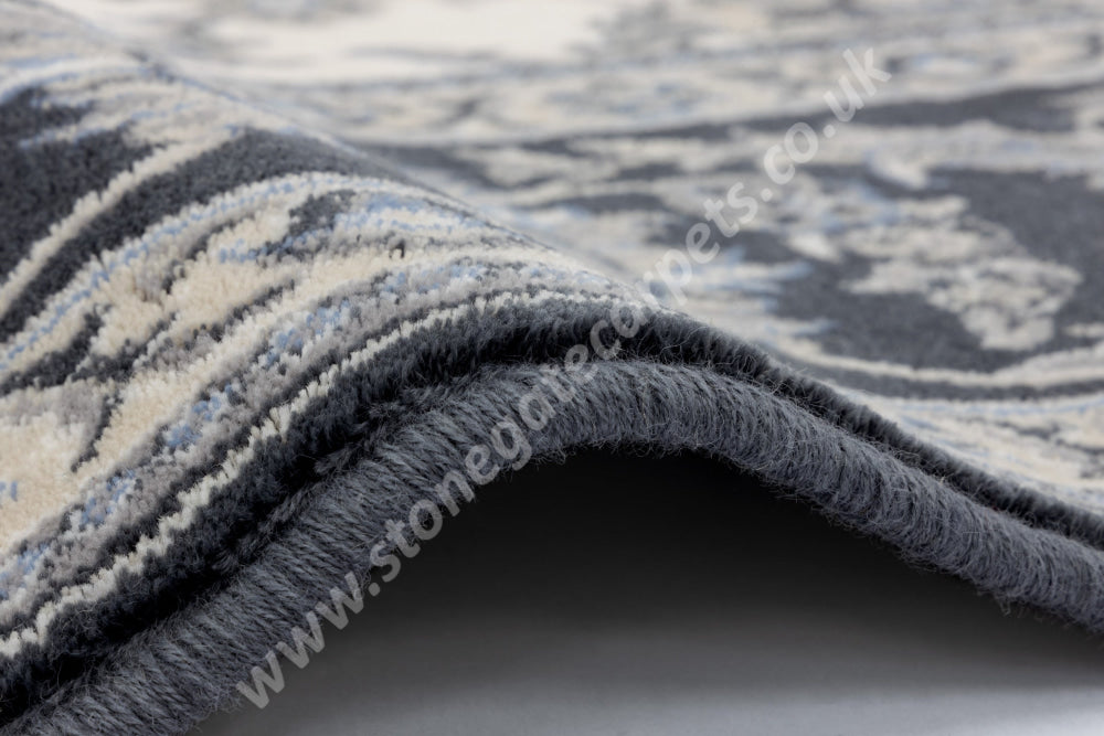 Agnella Rugs Isfahan ANAFI Polar White - 100% New Zealand Wool - Free Delivery
