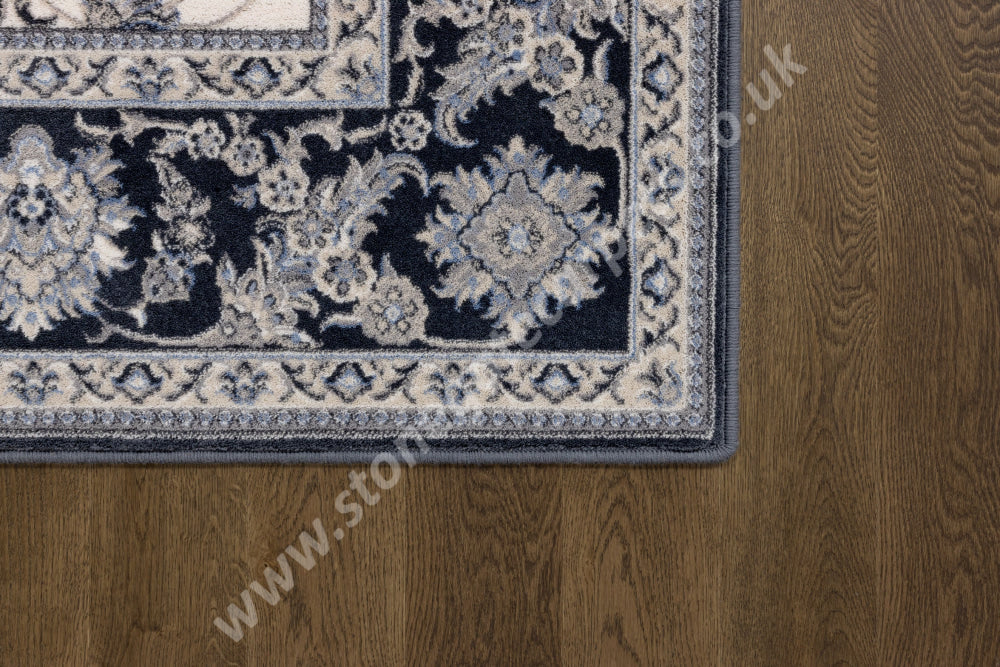 Agnella Rugs Isfahan ANAFI Polar White - 100% New Zealand Wool - Free Delivery