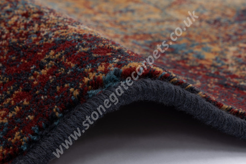 Agnella Rugs Isfahan BASZRA Dark Red - 100% New Zealand Wool - Free Delivery