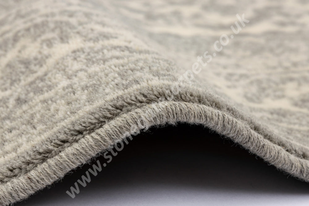 Agnella Rugs Isfahan LURIETA Light Grey - 100% Undyed New Zealand Wool - Free Delivery